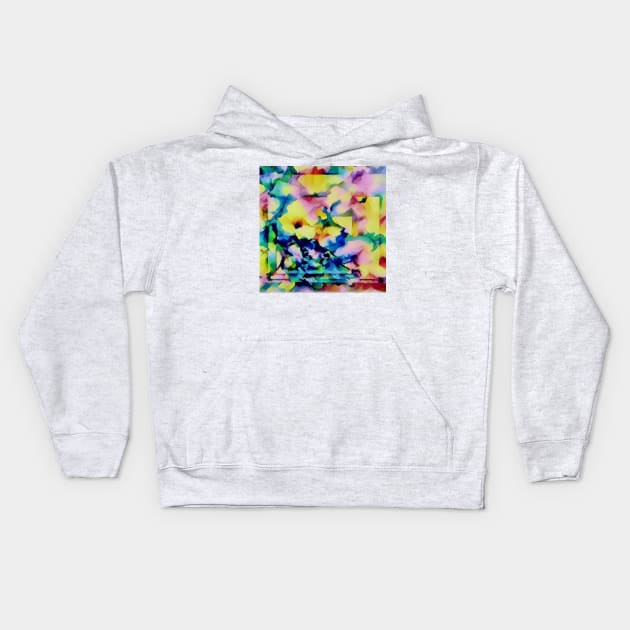 Geometric Floral Kids Hoodie by DANAROPER